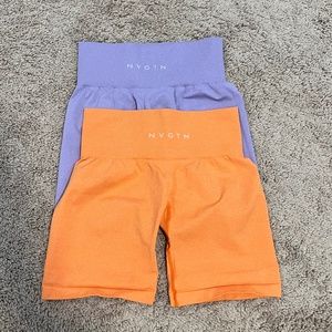 2 pairs of NVGTN work out shorts